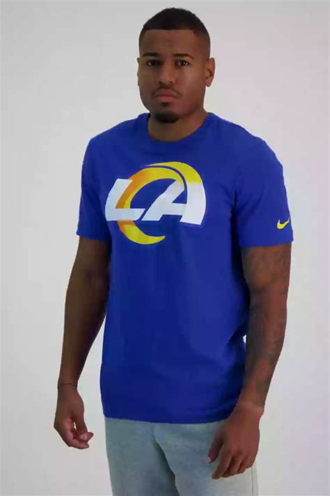 mit baumwollstoff gefüttertes los angeles rams nike t-shirt herren|Los Angeles Rams Clothing (47) .